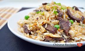 Chinese Fried Rice, Beef 